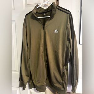 Men’s Adidas army green tracksuit set